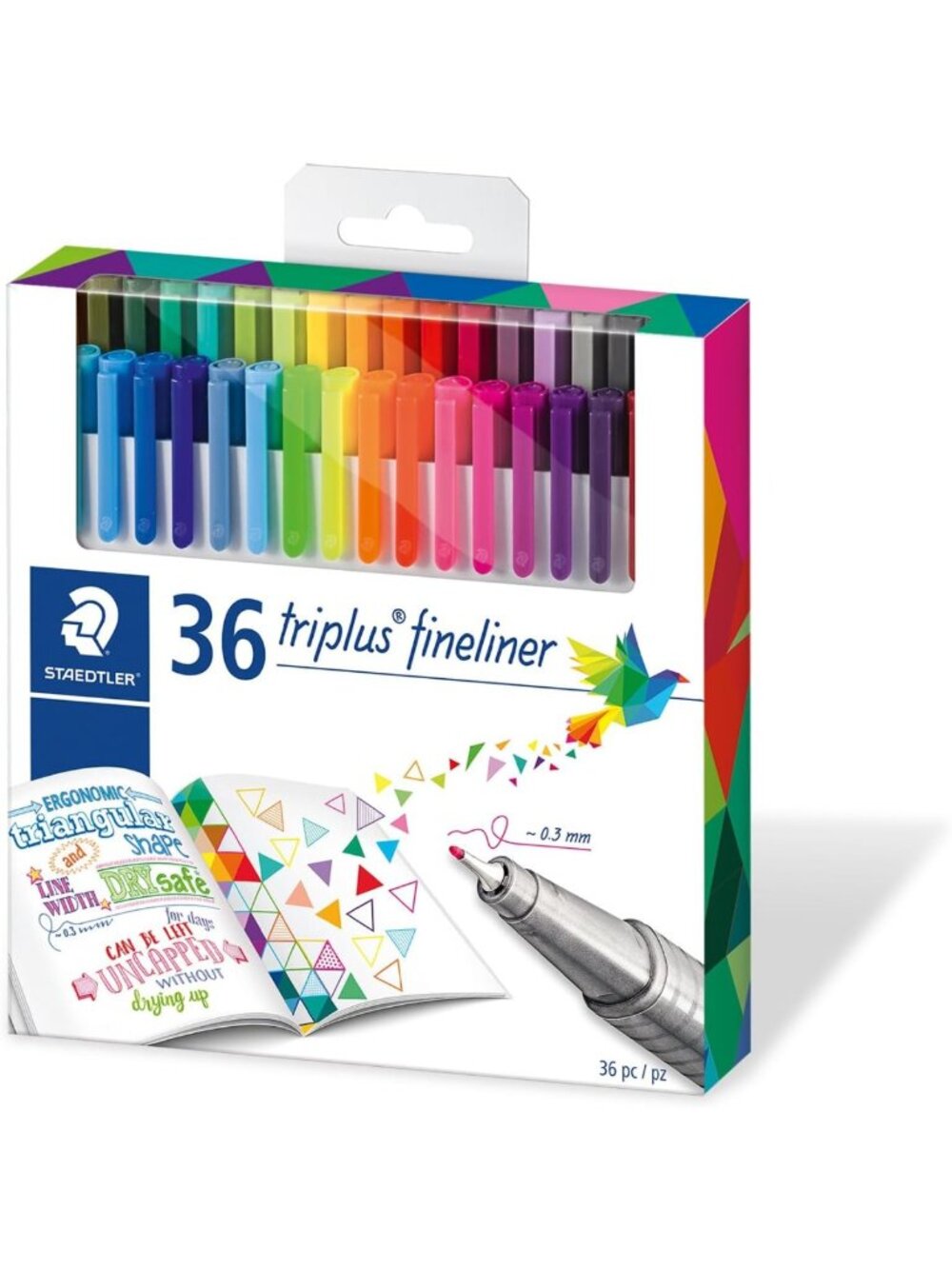 Vibrant 36-Color Fine Liner Pen Set - Assorted Art Markers for Drawing & Writing